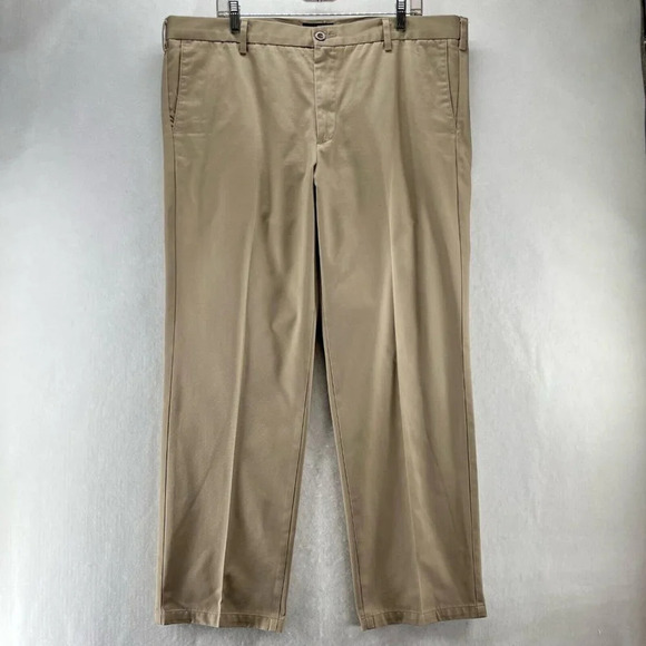 Dockers Other - Dockers Pants Men 40x30 Chino Straight Fit Flat Front Stretch Twill Cotton Beige
